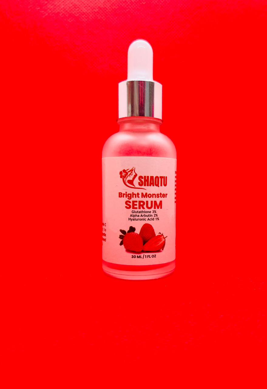 SHAQTU Bright Monster Serum – Glutathione & Alpha Arbutin